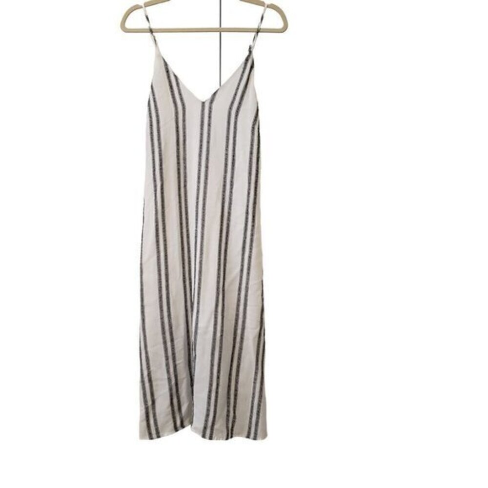 ASTR  Womens Midi Dress‎ Pre-Owned Size Small  Cream Black Lined
